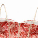 Printed Corset Top | Silk Suspender Style Bustier Top - Image 3