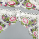 Embroidered Bra & Panty Set & Garter Belt | Angelic Whispers - Image 20