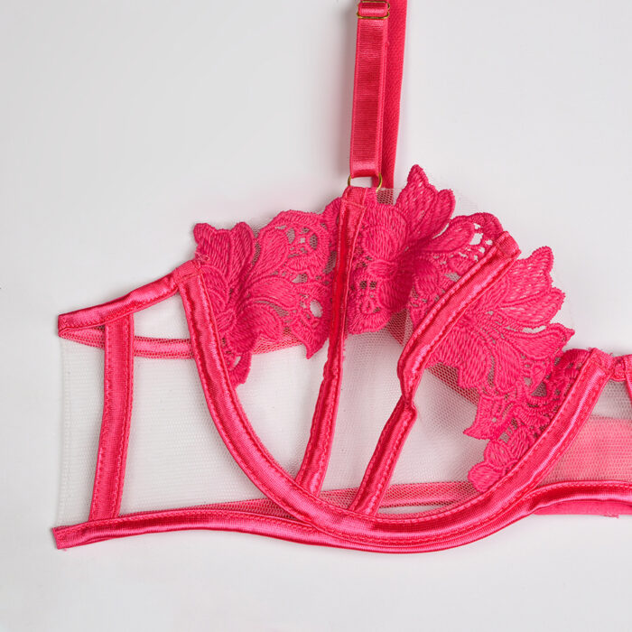 Label Lust Experience enchantment with our 'Floral Fantasy, Sexy Innerwear for Special Nights - See-Through Fantasy Lingerie.' This designer ensemble features intricate floral details, a touch of fantasy, and a lissome garter belt for an alluring and stylish lingerie experience.