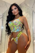 Chic Corset Lingerie Set - Vibrant Floramora - Image 3