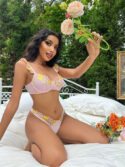 Honeymoon Lingerie Floral - Blushing Beauty Embellish - Image 5