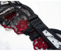 Intimate Lingerie Set - Black Jade Rose-Netted Fashion - Image 8