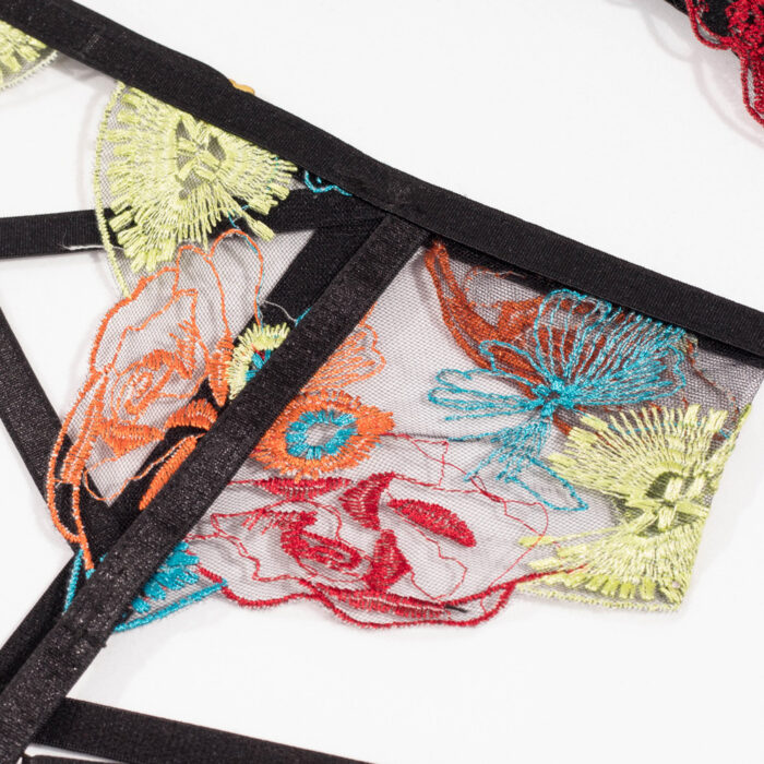 Label Lust Indulge in the enchanting allure of the Honeymoon Lingerie & Garter in Tempting Starry Night. This designer ensemble is a celebration of sophistication and celestial elegance for unforgettable intimate moments.
